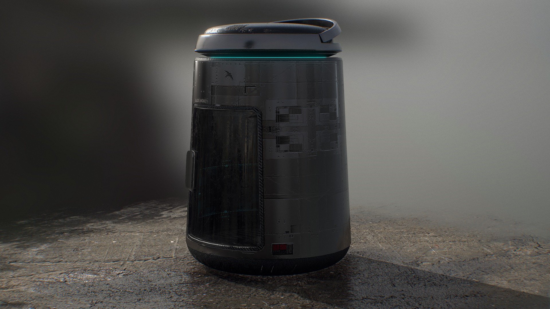 Scifi - Crate - Stool