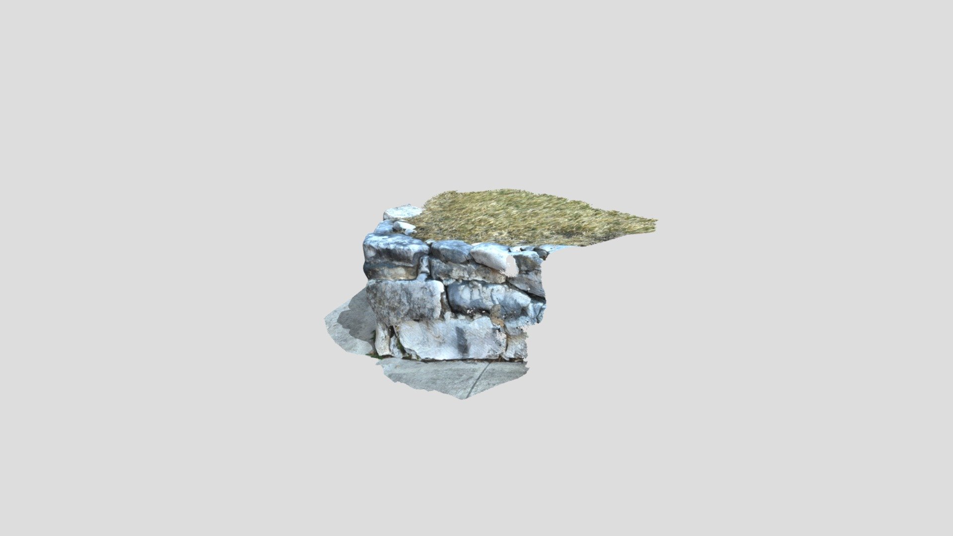 Neighbor’ Rock wall