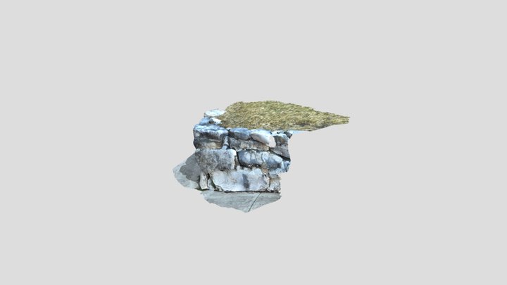 Neighbor’ Rock wall 3D Model