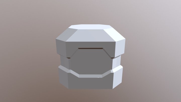 Box 292 Tris 3D Model