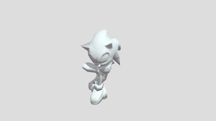 Sonic Dance 3D Model