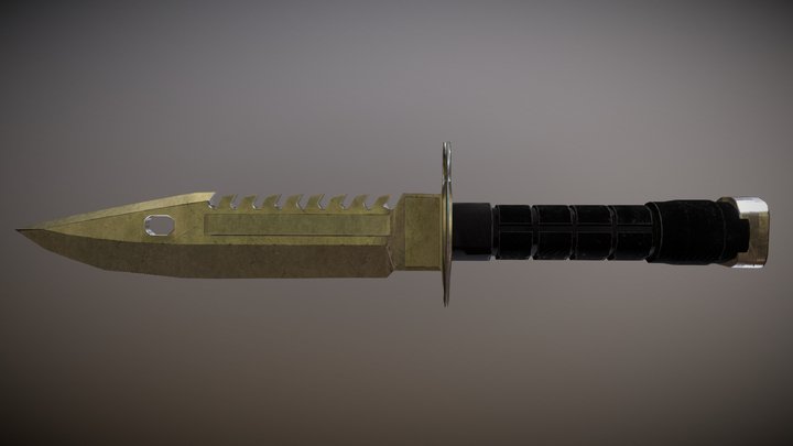 M9 Bayonet 3D Model
