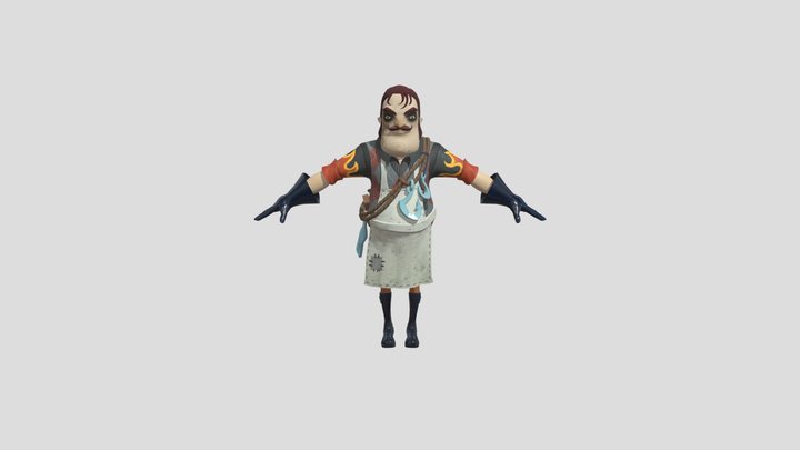 Secret_neighbor_butcher 3D Model