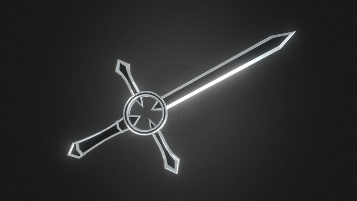 Cross Sword 3D Model