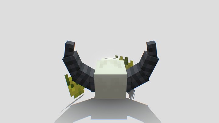 Cow Skull 3D Model