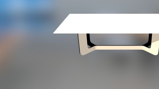 Large Dining Table V4 3D Model