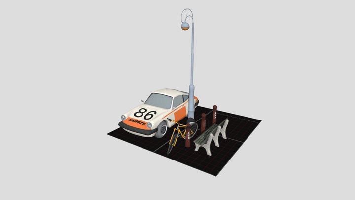 DAE 5 Finished props - Amsterdam 3D Model