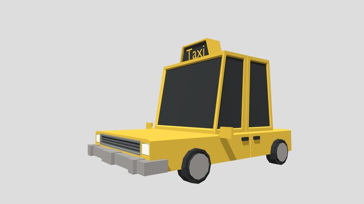 Taxi 3D Model