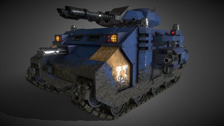 Modified Mk4 Predator Tank 3D Model