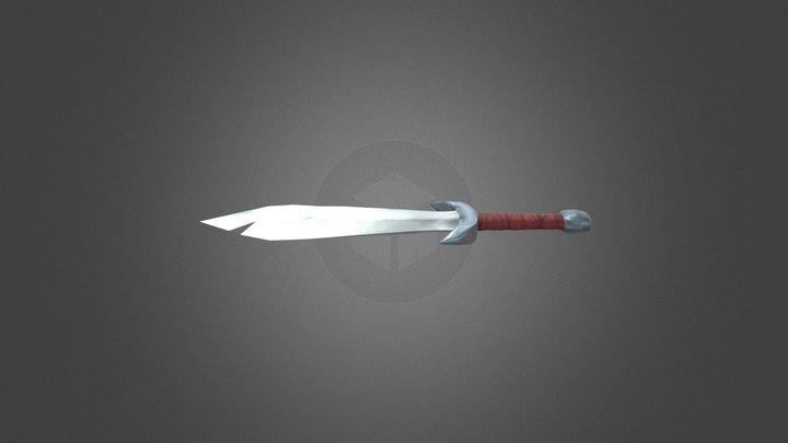 Stylized Sword 3D Model