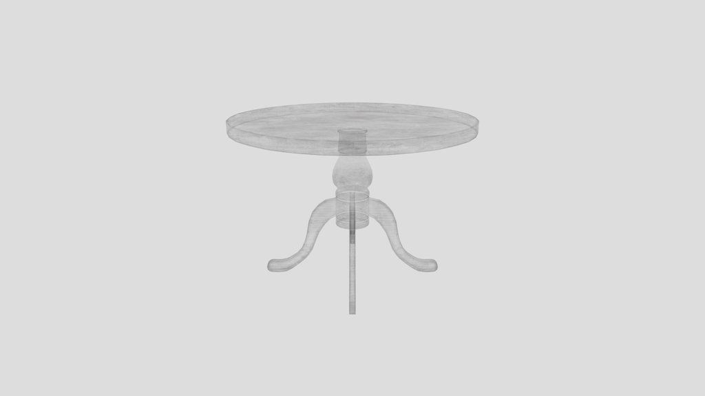 Antique Round Wooden Table