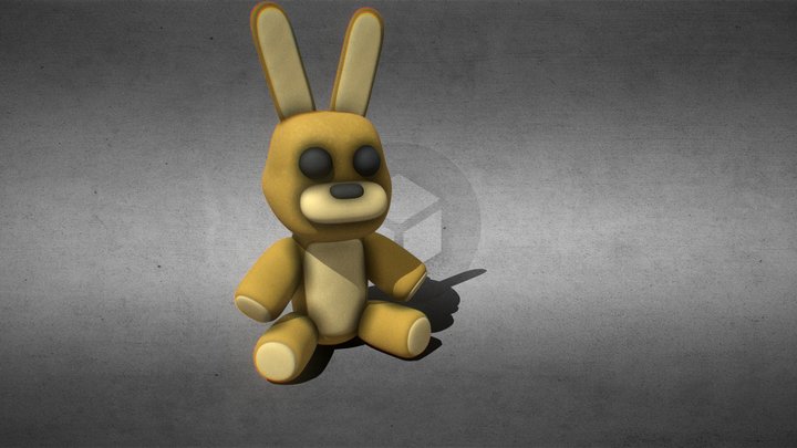 Springbonnie Plushy 3D Model