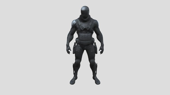 Stealth Agent 3D Model