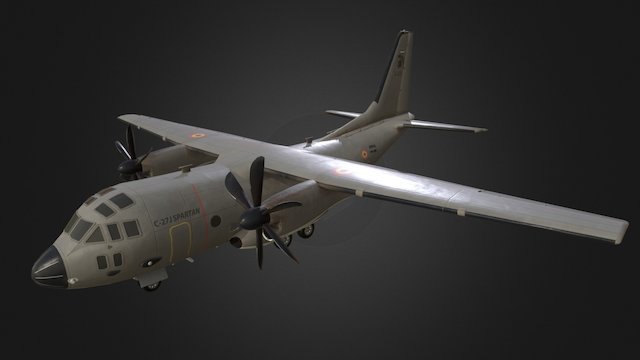 C-27J Spartan 3D Model