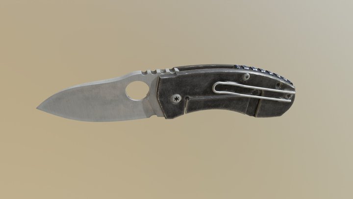 Spiderco Knife 3D Model