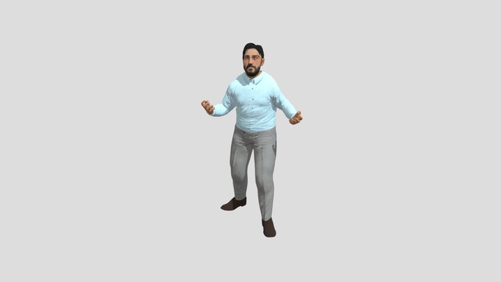 Behzadi Animated Scaled 3D Model