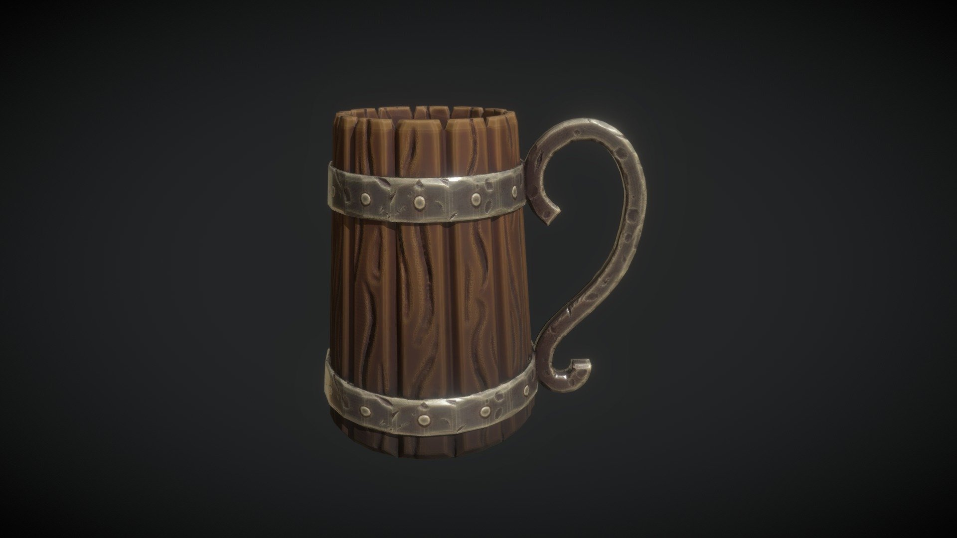 Stylized Tavern Mug - 3D model by dariozulu [adcb8dc] - Sketchfab