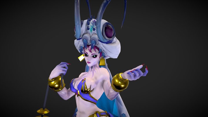 Lady Moth FINAL 3D Model