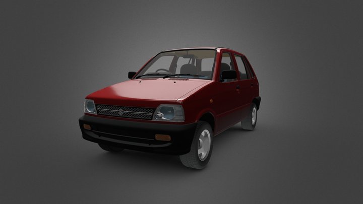 Maruti 800 AC 3D Model
