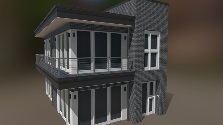 Einfamilienhaus 3D Model