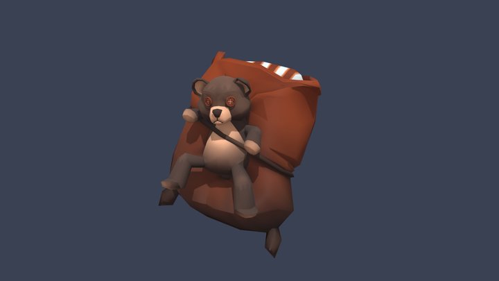 Tag-a-long Teddy 3D Model