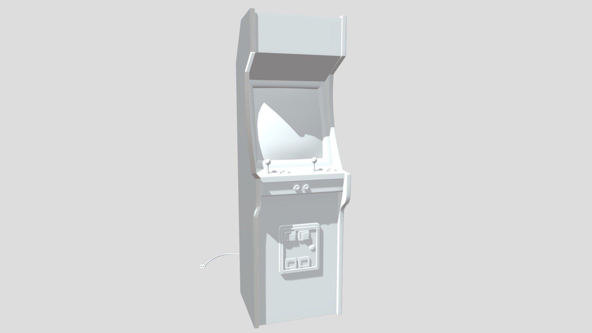 Arcade Cabinet — Sketchfab embed 3D viewer
