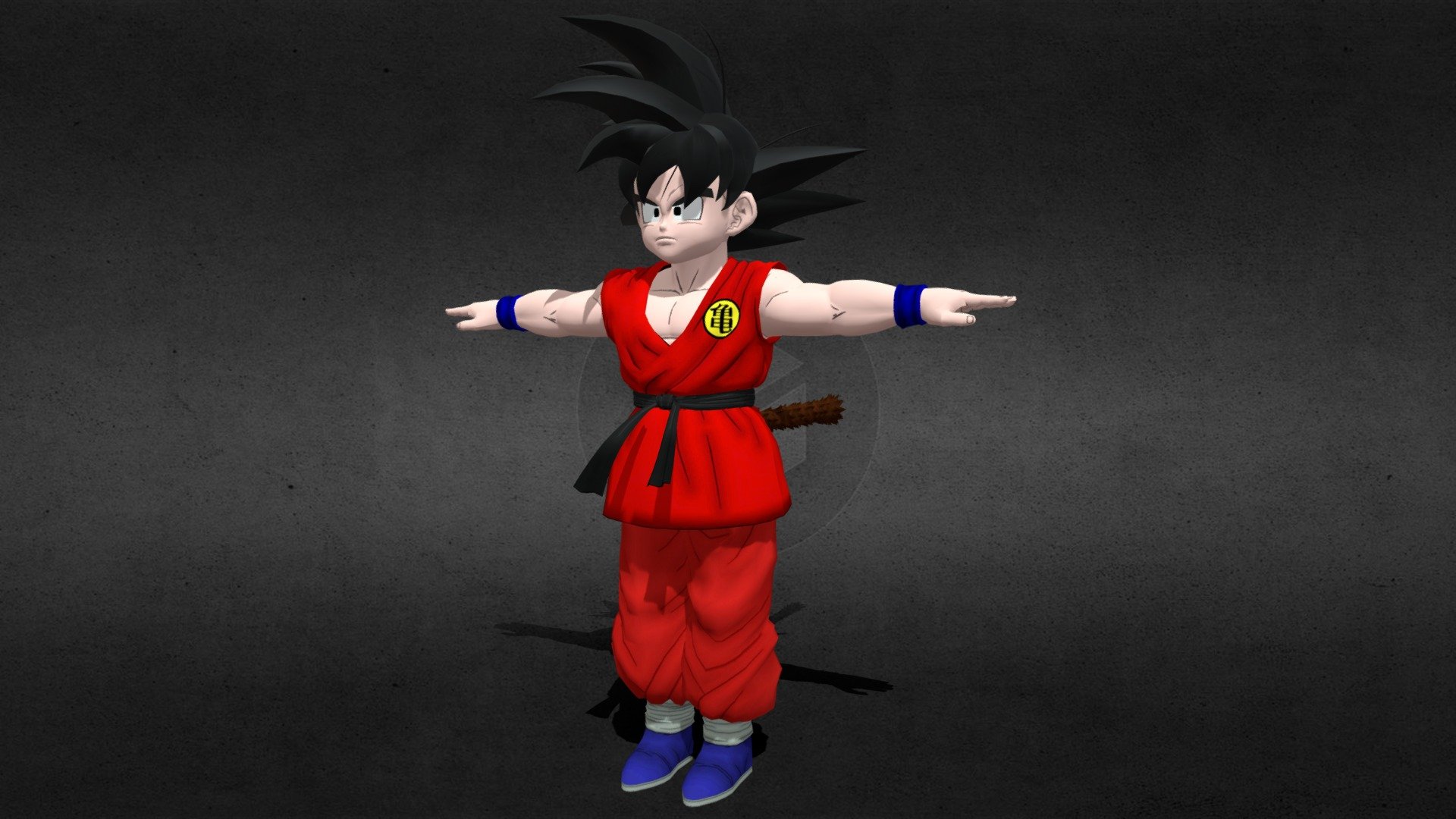 Goku Kid - Dragon Ball - Buy Royalty Free 3D model by GremorySaiyan  (@GremorySaiyan) [adcdd8a]