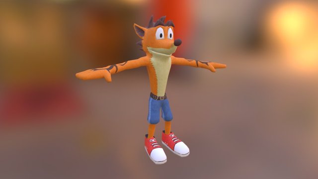 Crash Bandicoot 3D Model