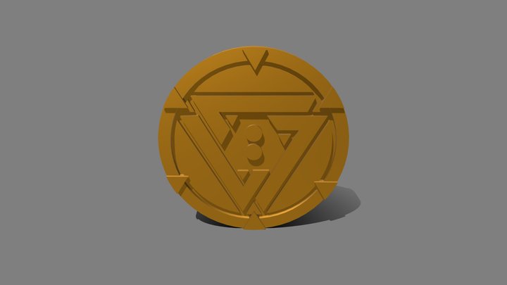 Degenesis Gold Coin Two 3D Model