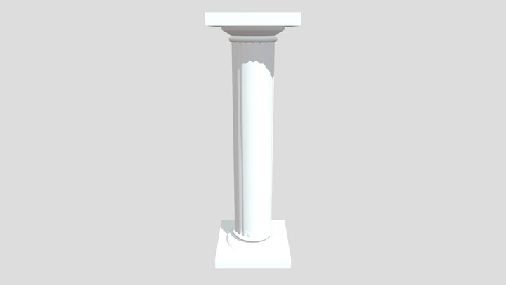Doric Pillar Project 3D Model