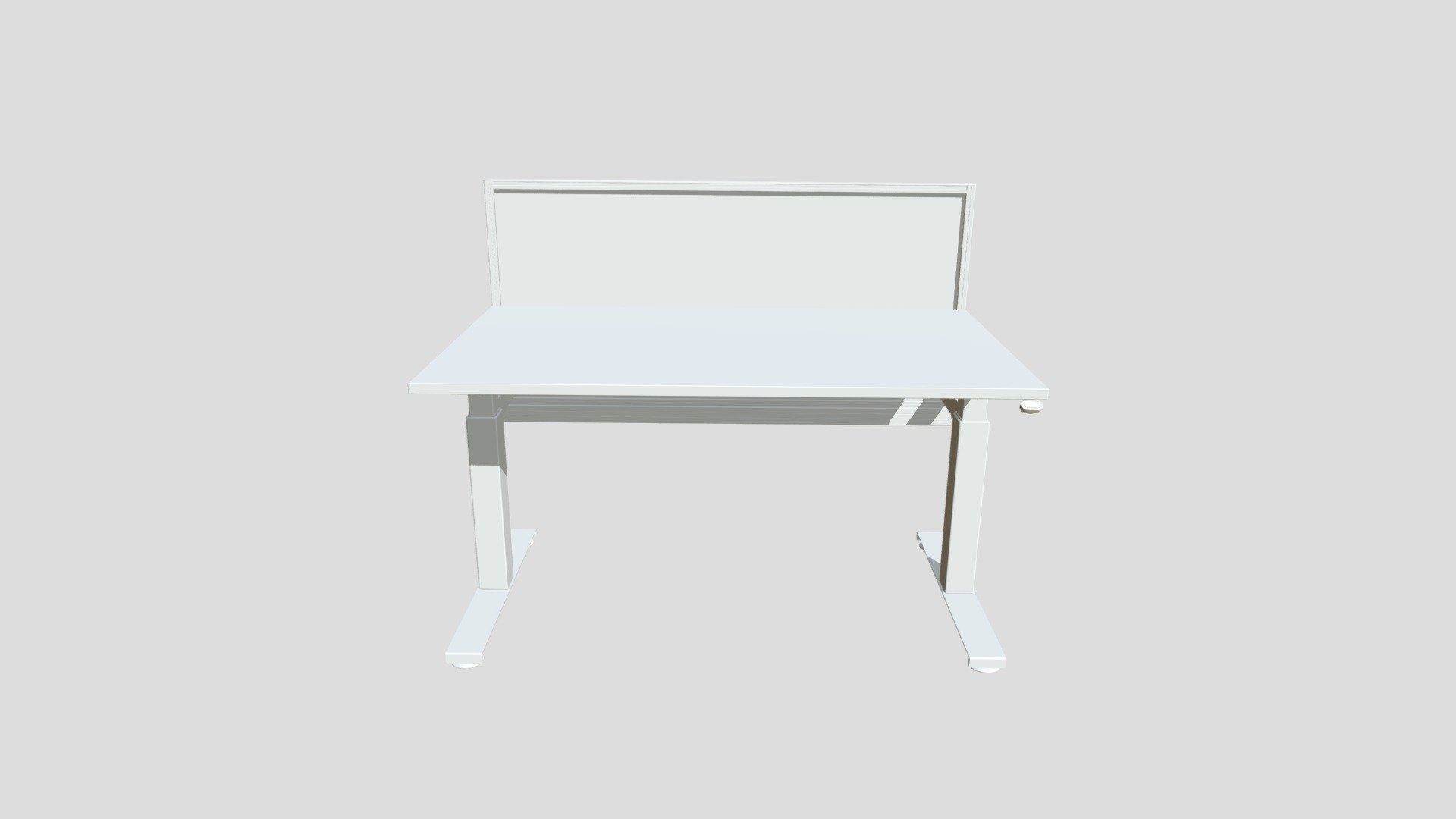 E Desk EV Assembly With Support Arms + Halo T3 - 3D model by Terence_J ...