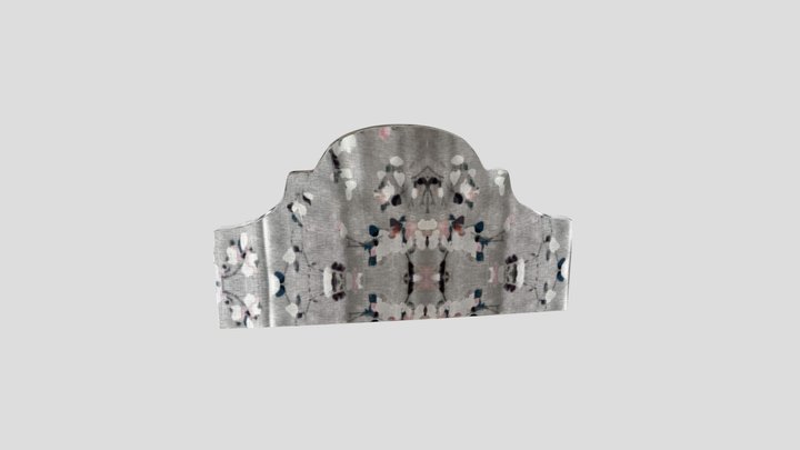 headboard-chambray-raspberry 3D Model
