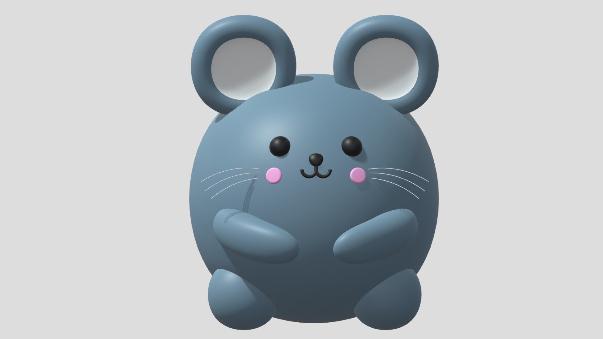 Cartoon Cute Mouse Rat - Buy Royalty Free 3D model by Philip Storm  (@xingyun777) [adcf6cd]