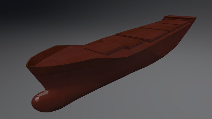 Ship Hull 3D Model