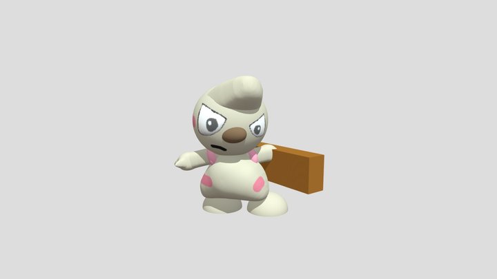 Timburr 3D Model