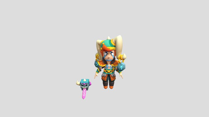 Loki Chester brawl stars 3D Model