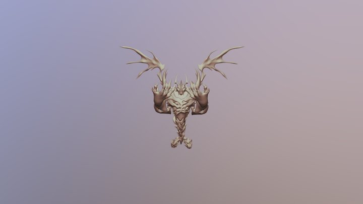 Shadow Fiend of Dota 2 3D-model for printing 3D Model