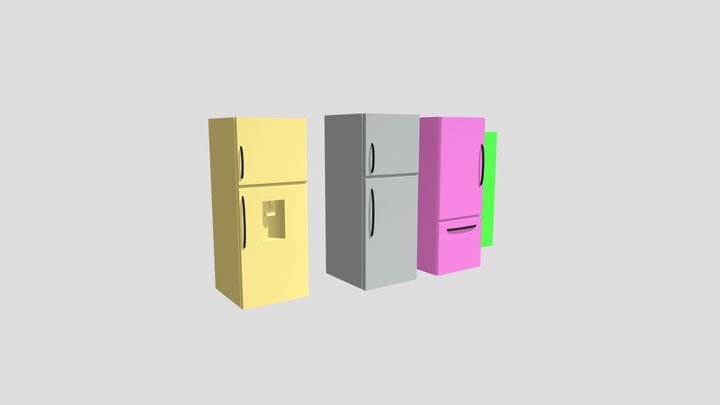 Fridge 3D Model