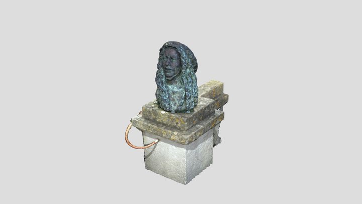 Bob Marley bronze sculpture 3D Model