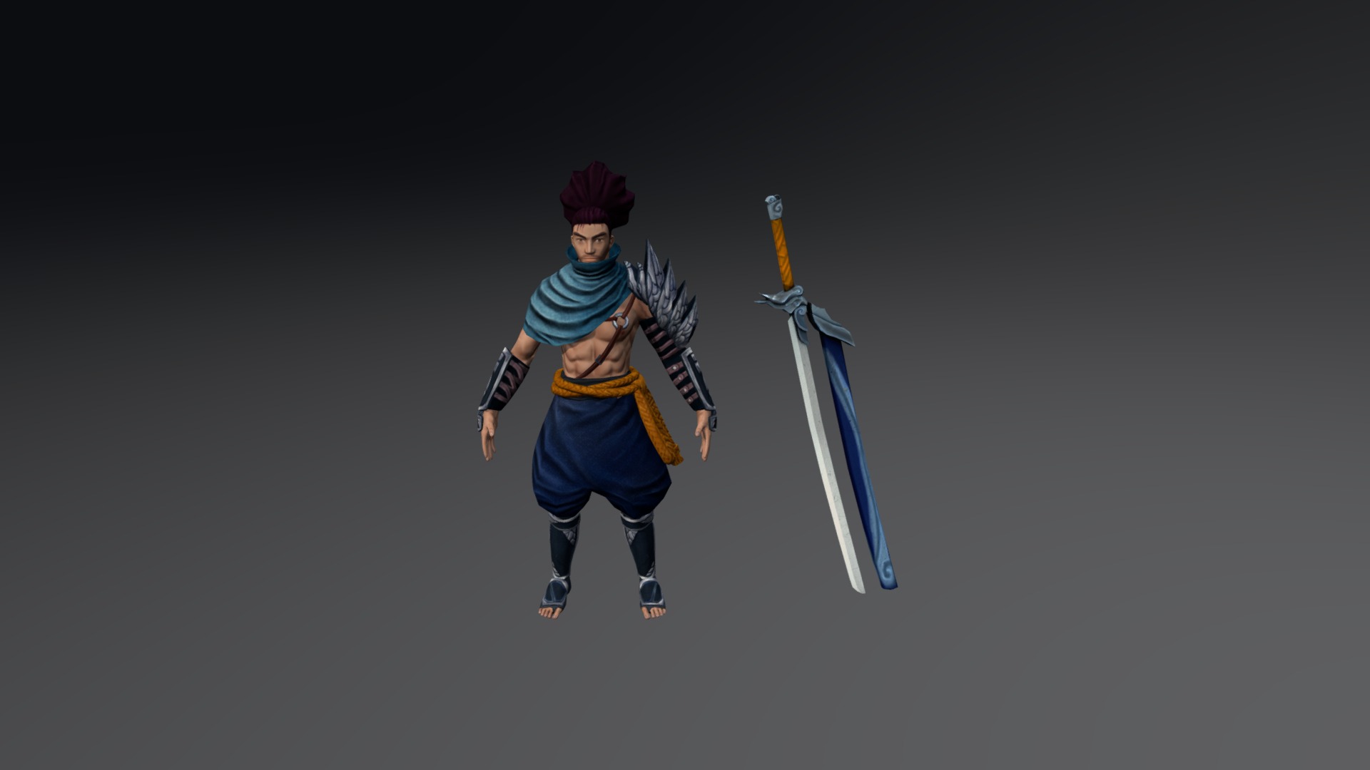 Yasuo From League Of Legends 3D Model By Vipkat