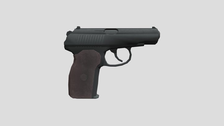 LowPoly Retexture Makarov (TastyTony) 3D Model