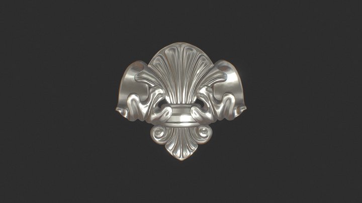 Jewelry - Fleur De Lis Pendant 3D Model