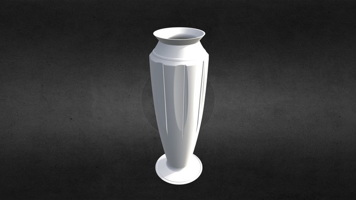 3D model: Greek flame vase 3D Model