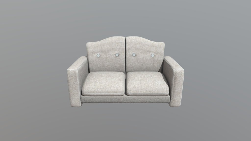 Sofa Lowpoly