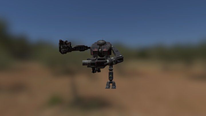 Robot Bake 3D Model