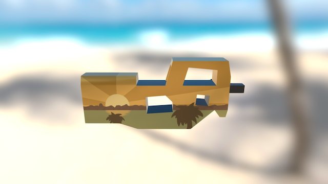 Aloha Sunset Peacemaker 3D Model