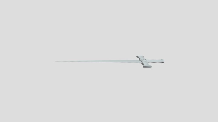 Decor Sword 3D Model