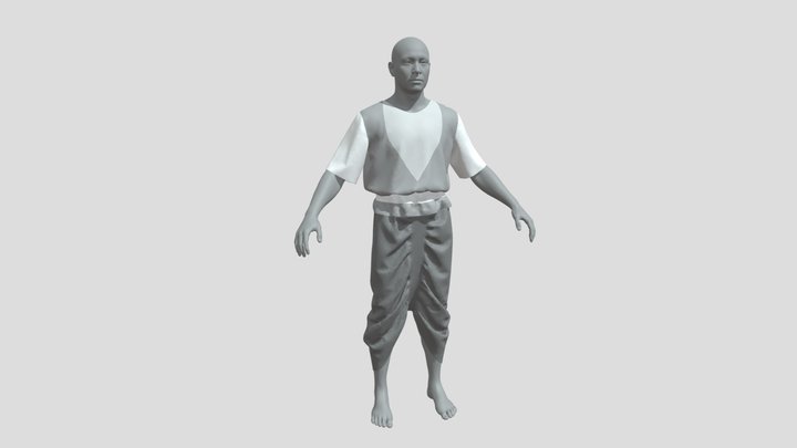 Sailor Cloth01 3D Model