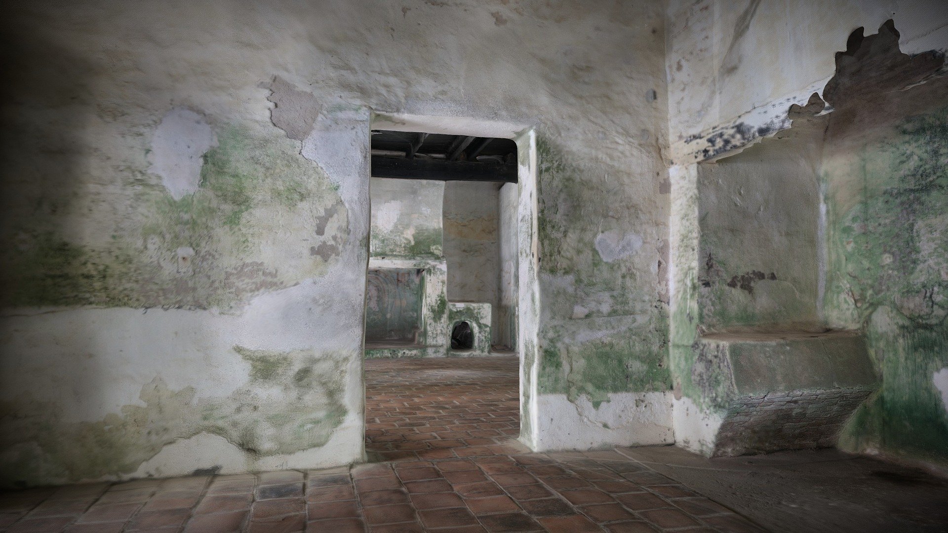 Elmina Castle, Room C.3.2-3, Governor's Kitchens - 3D model by Digital ...