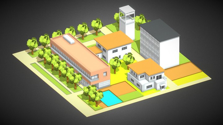 Andscaping Around Public Building